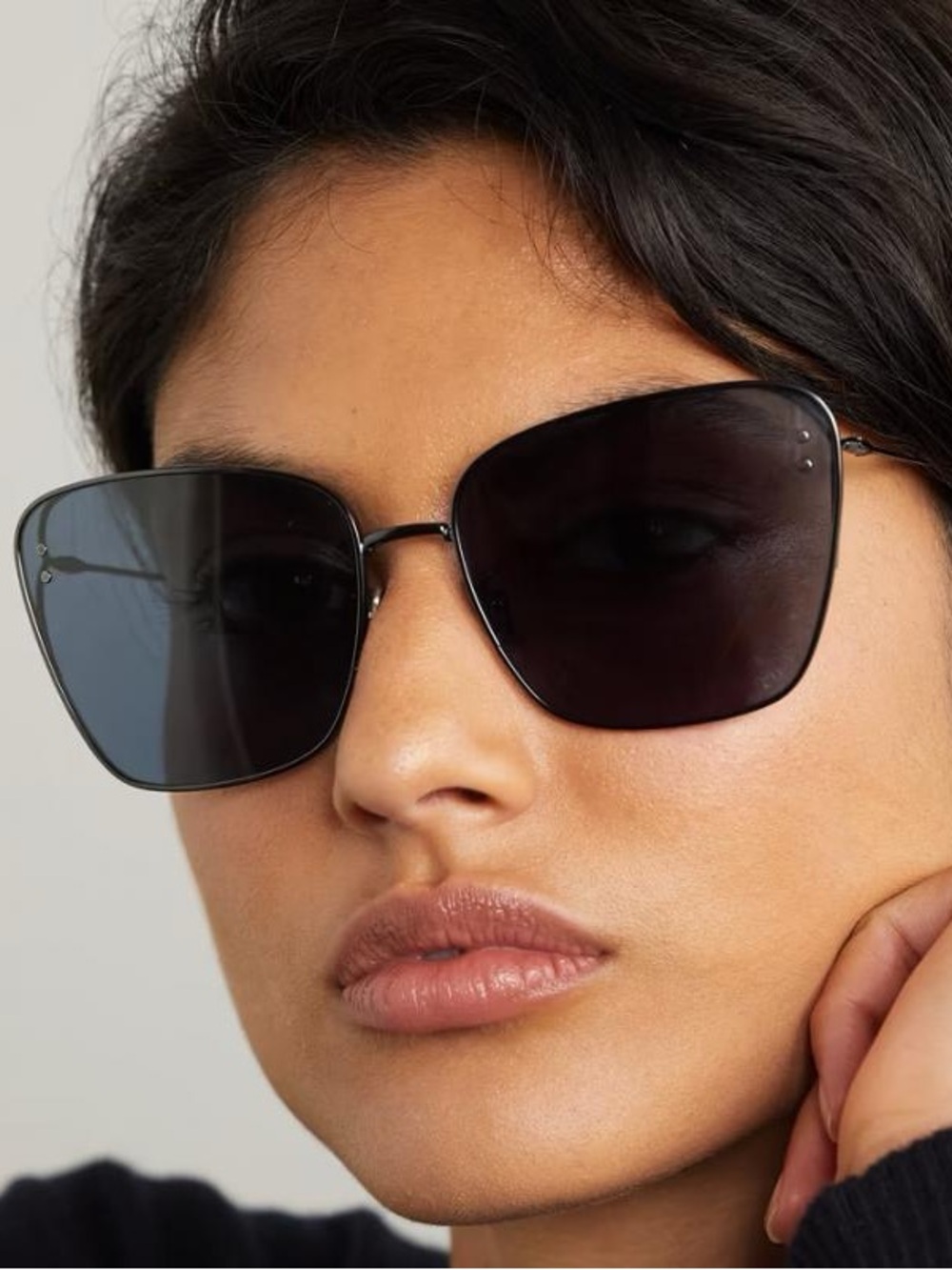 DIOR MissDior B2U Shiny Gunmetal/Smoke Eye Sunglasses